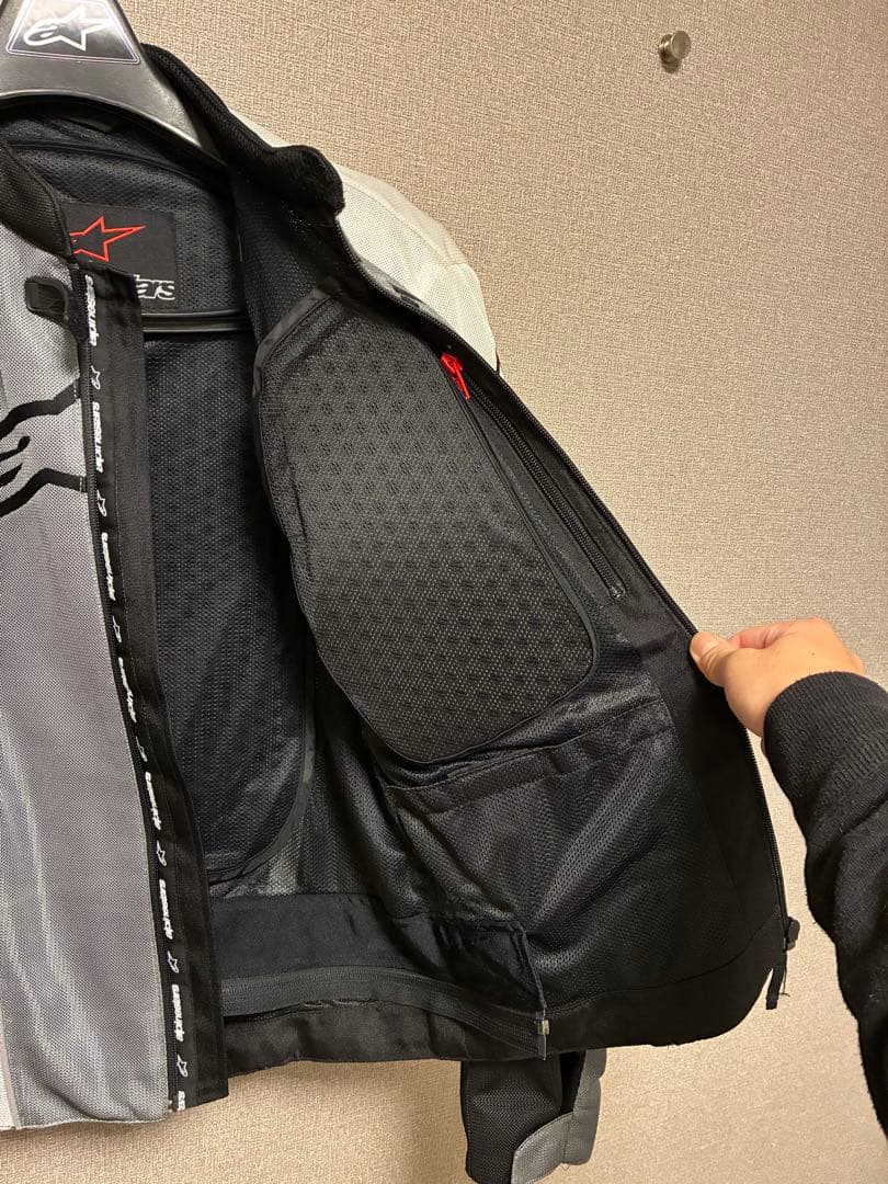 alpinestars ジャケット グレー/ブラック
