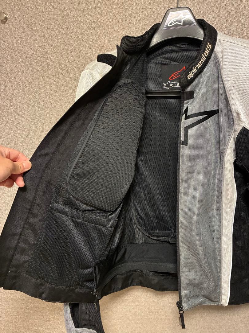 alpinestars ジャケット グレー/ブラック