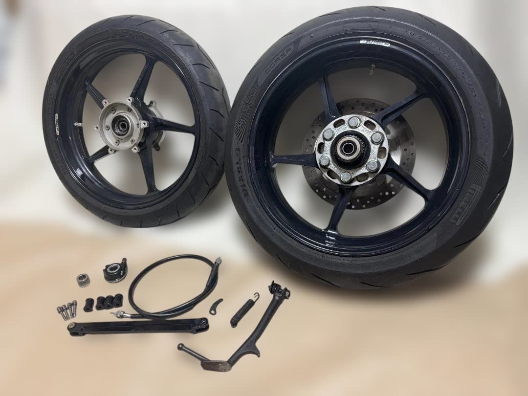 V-max(～'07) ゲイルスピードType-Cアルミ鋳造ホイールタイヤset