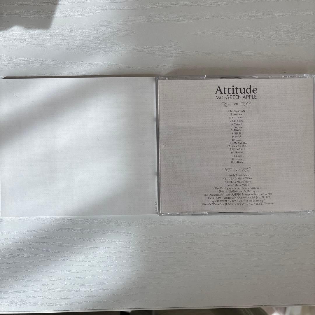 Mrs. GREEN APPLE attitude 初回限定盤