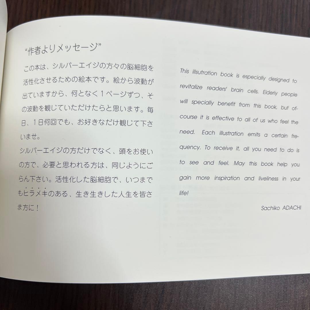 最終値下【絶版】脳の働きが若返るための絵本　足立幸子　波動絵本