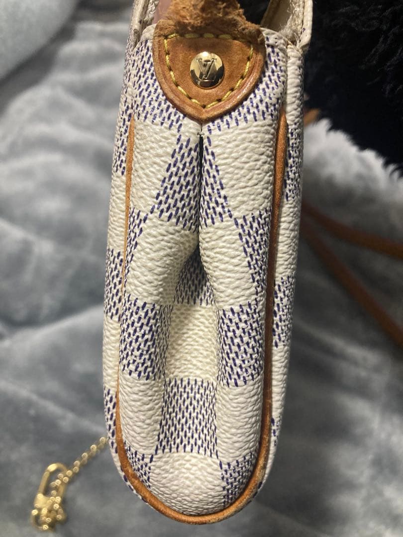 M*o様 ルイヴィトン ダミエ アズール エヴァ N55214 ショルダーバッグ