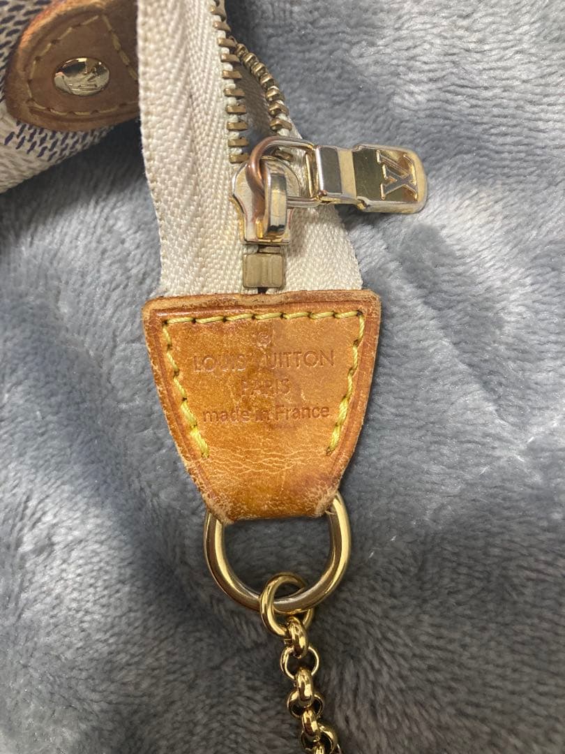 M*o様 ルイヴィトン ダミエ アズール エヴァ N55214 ショルダーバッグ