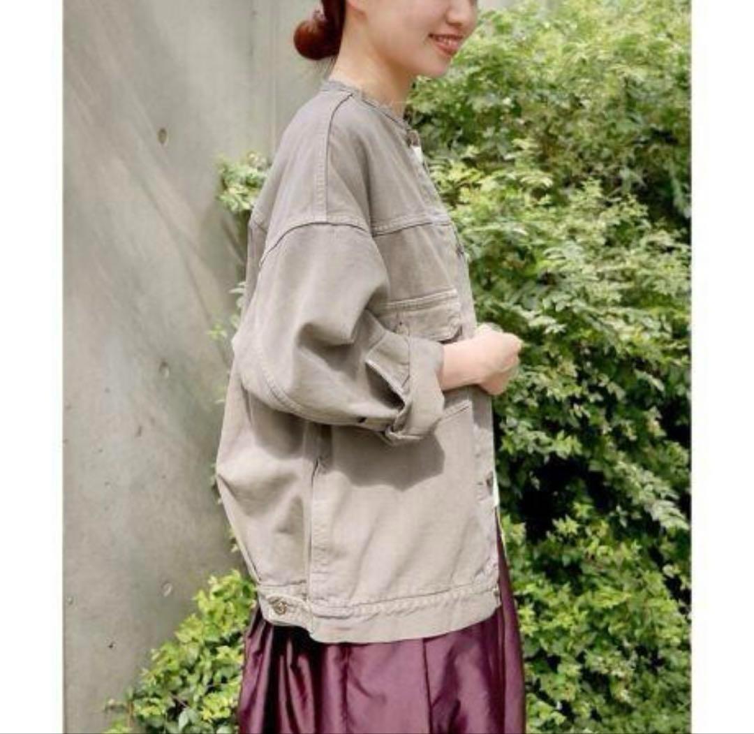 IENA カラーチノ リメイク ルーズブルゾン イエナ Gジャンデニムジャケット