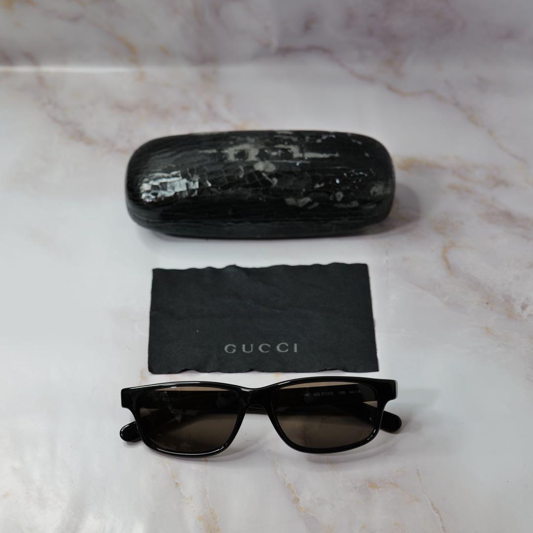 GUCCI グッチ スクエア Y2K モード サングラス ケース付き レア