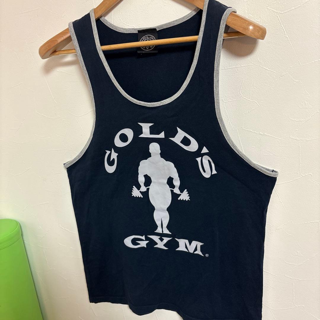 ゴールドジム　リンガータンクトップ　横川尚孝　gold's gym ボディビル