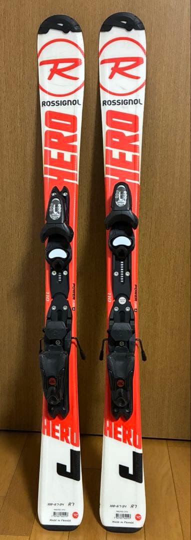 ロシニョール　スキー板　ビンディング　ポール　ストック　110 子供　キッズ