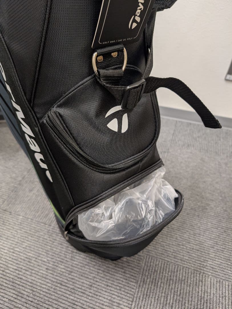 TaylorMade ゴルフキャディバッグ 黒/緑