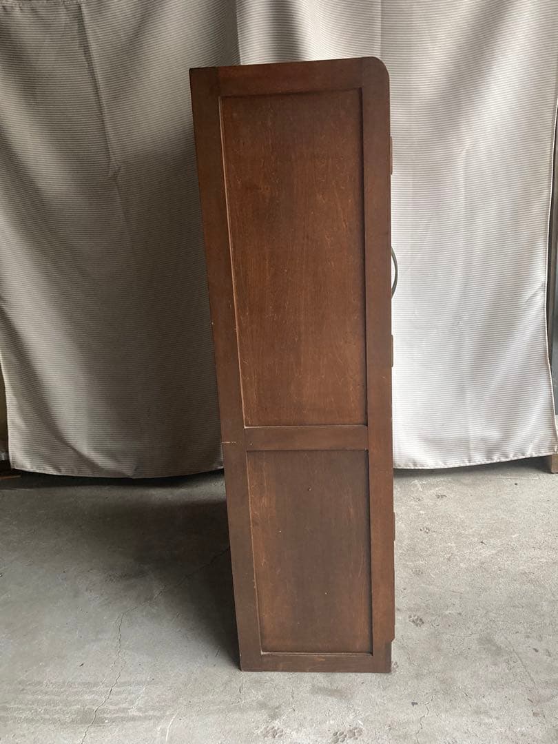 美*桜様 古道具　本棚　ガラスキャビネット