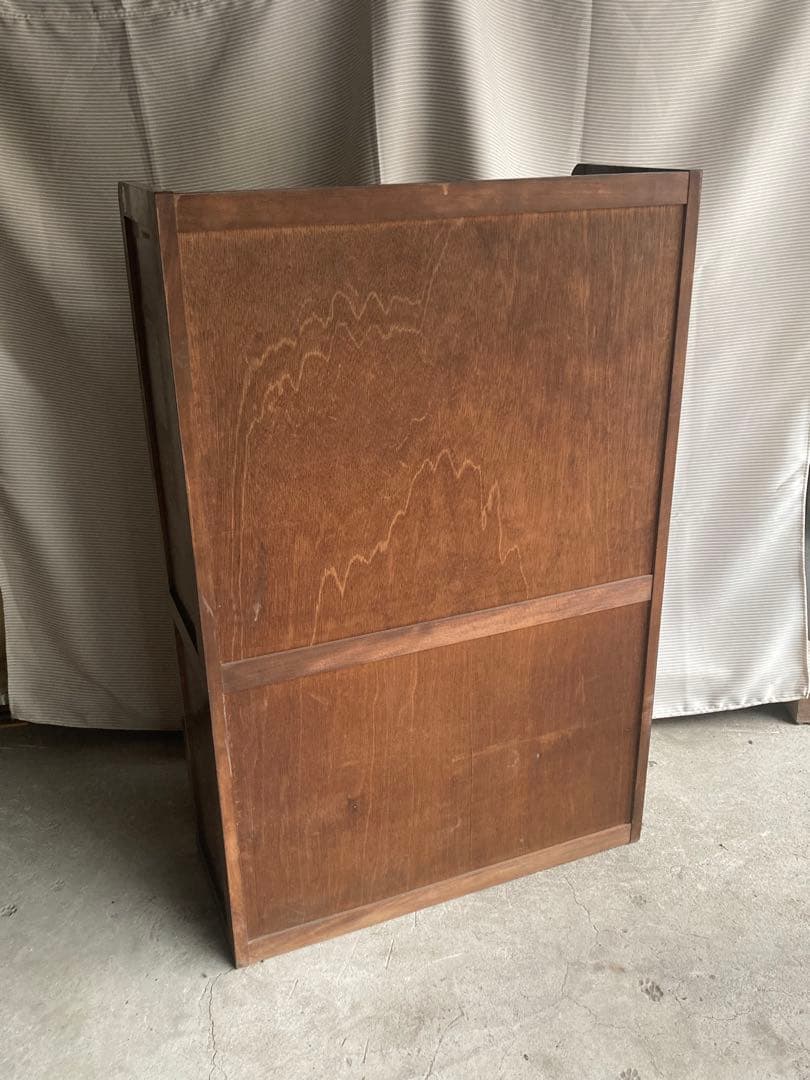 美*桜様 古道具　本棚　ガラスキャビネット