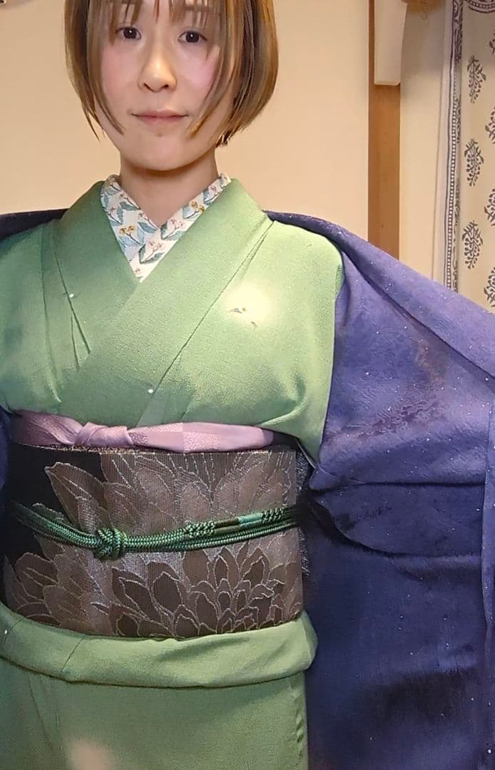 さ*ら様 袋帯 斉藤上太郎 2008Collection 黒地にシルバー