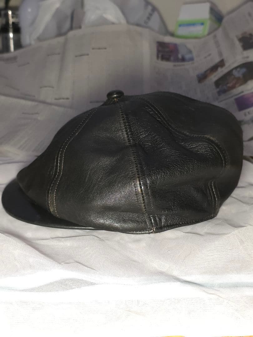 ADDICT CLOTHES シープスキン キャスケット帽 (サイズ約58cm)