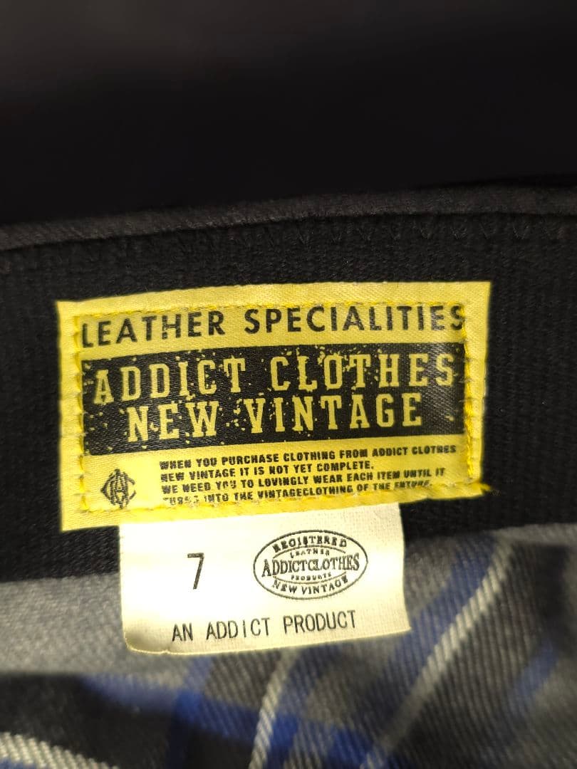 ADDICT CLOTHES シープスキン キャスケット帽 (サイズ約58cm)