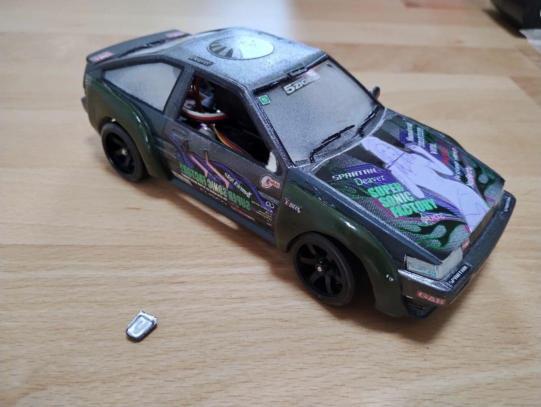 Wltoys K989 rwd ae86ボディ