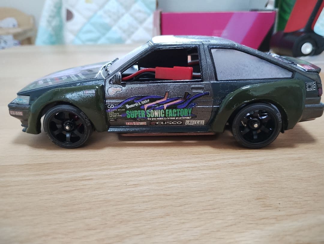 Wltoys K989 rwd ae86ボディ