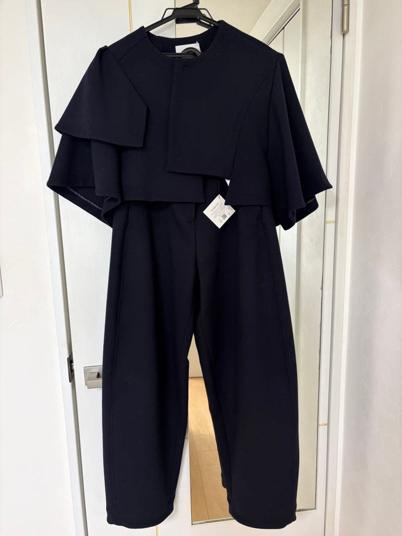 loopool アシンメトリー ジャケット コクーン パンツ　上下セット 卒業式