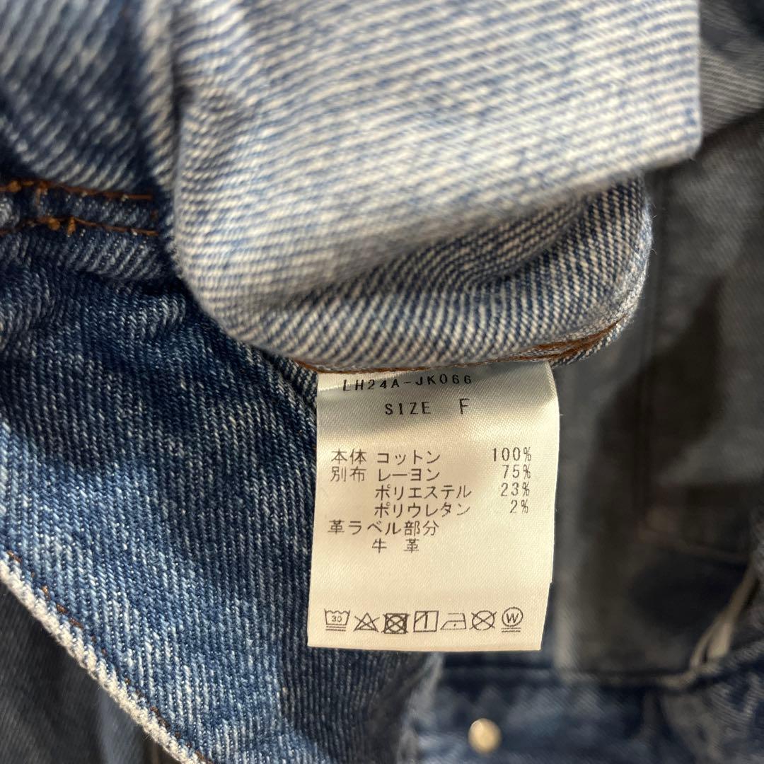 【美品希少品】LOHEN デニムジャケット クロップド丈　ローヘン