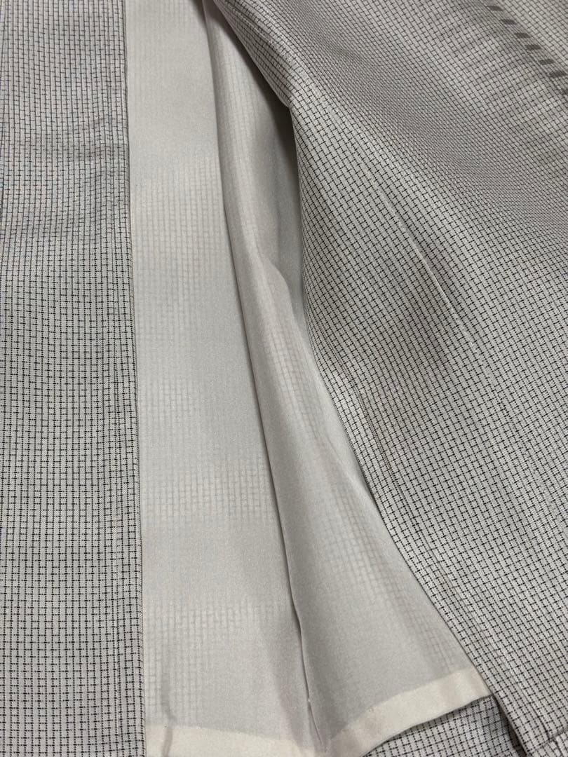 さくらんぼ　単衣　大島小紋　未使用品と帯