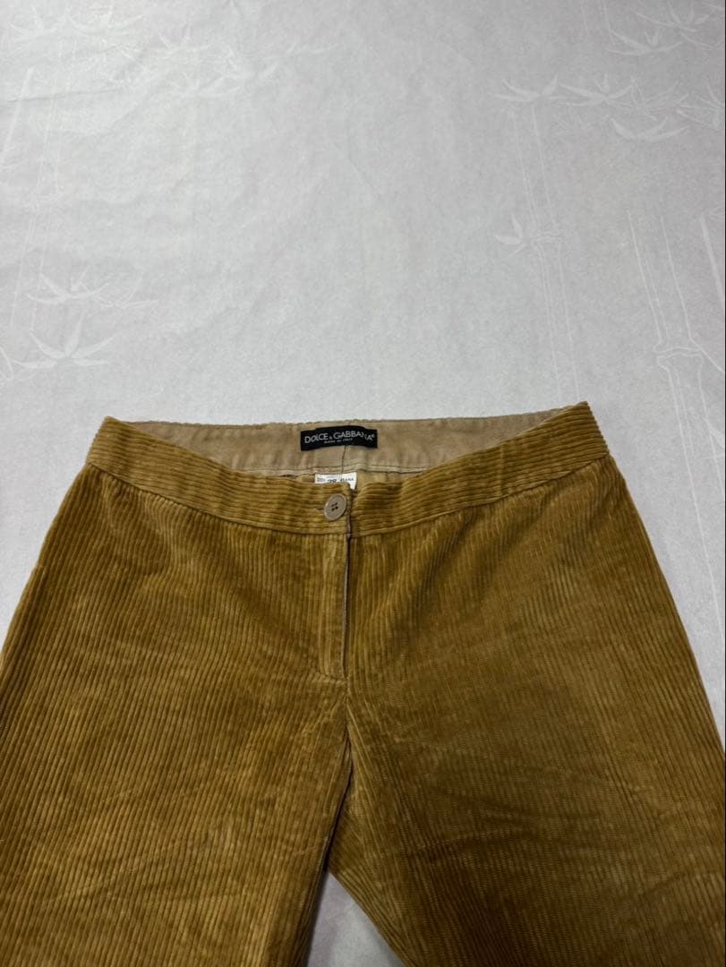 dolce&gabbana ベロア フレアパンツ　38