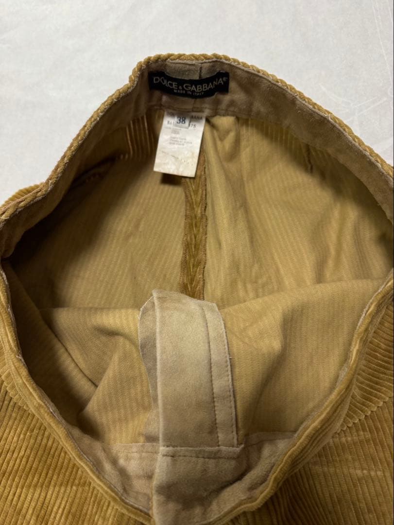 dolce&gabbana ベロア フレアパンツ　38