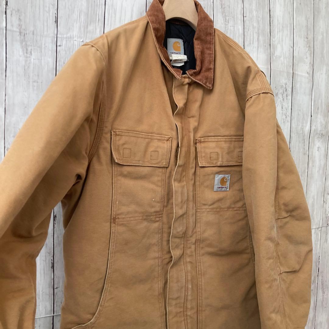 お*ス様 CARHARTTカーハート トラディショナルジャケットカバーオール38