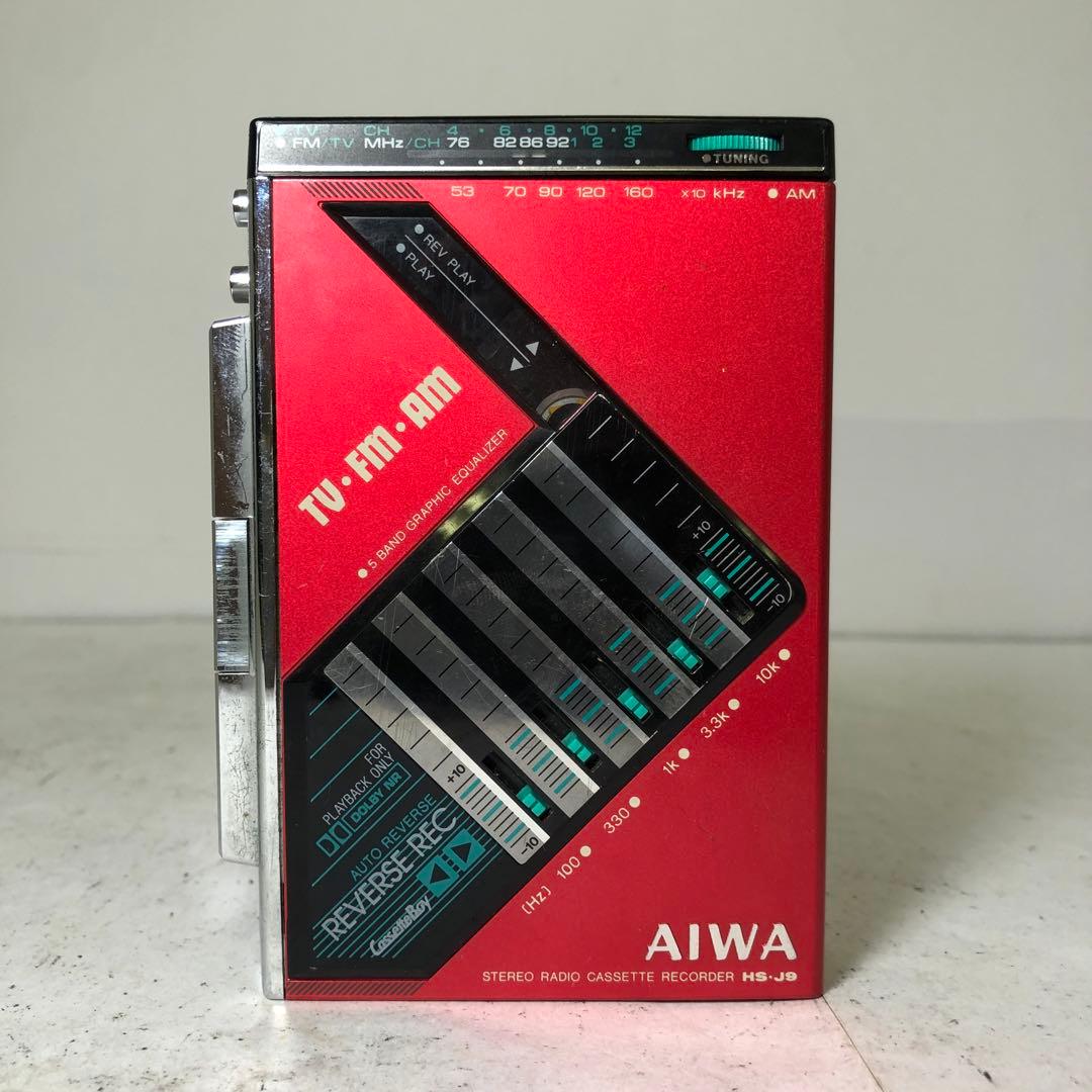 ハ*ト様 【ジャンク】AIWA アイワ HS-J9 ポータブルカセットプレーヤー