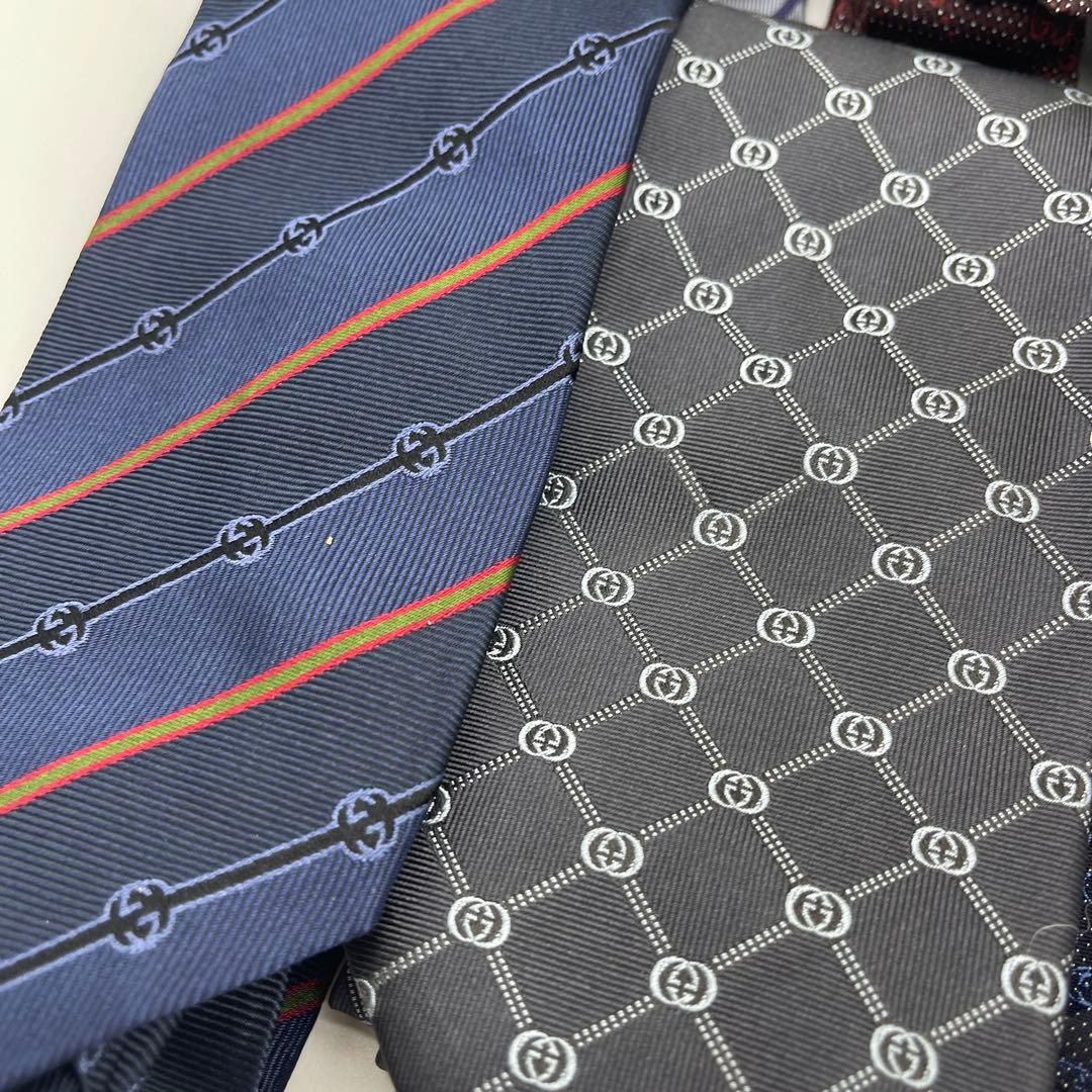 【極美品】Gucci GG ネクタイセット 12本　まとめ売り　ロット　ブランド