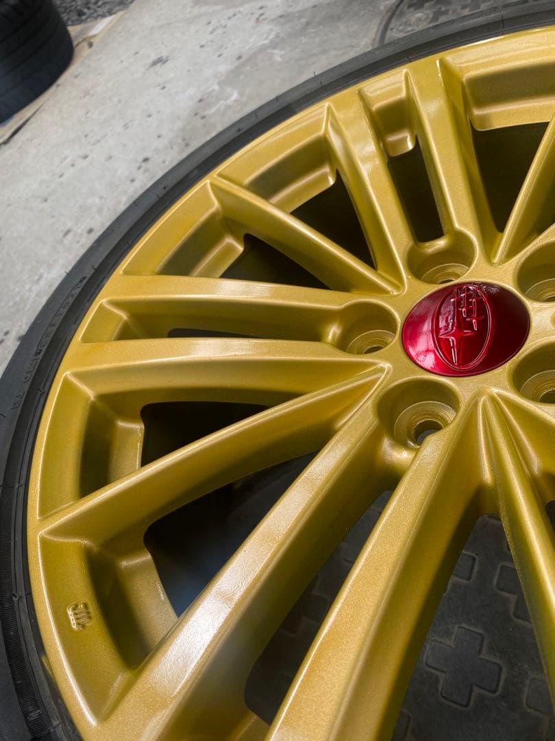 ②TTosh_T〈綺麗〉インプレッサ　純正ゴールドホ