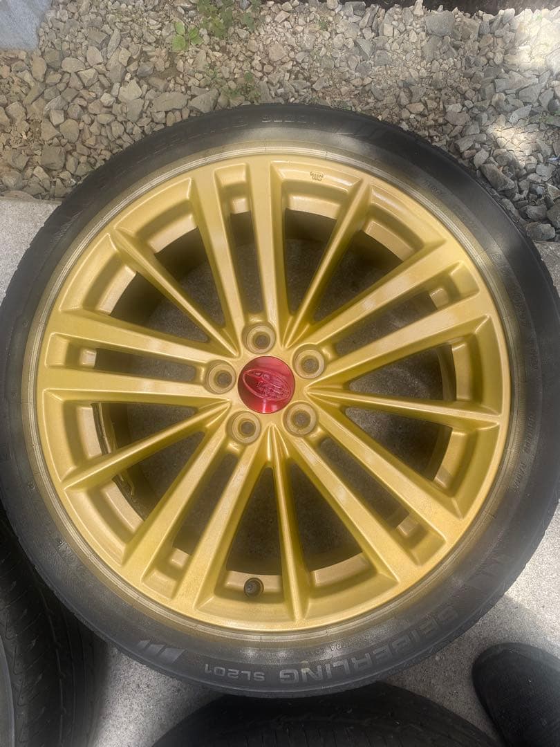 ②TTosh_T〈綺麗〉インプレッサ　純正ゴールドホ