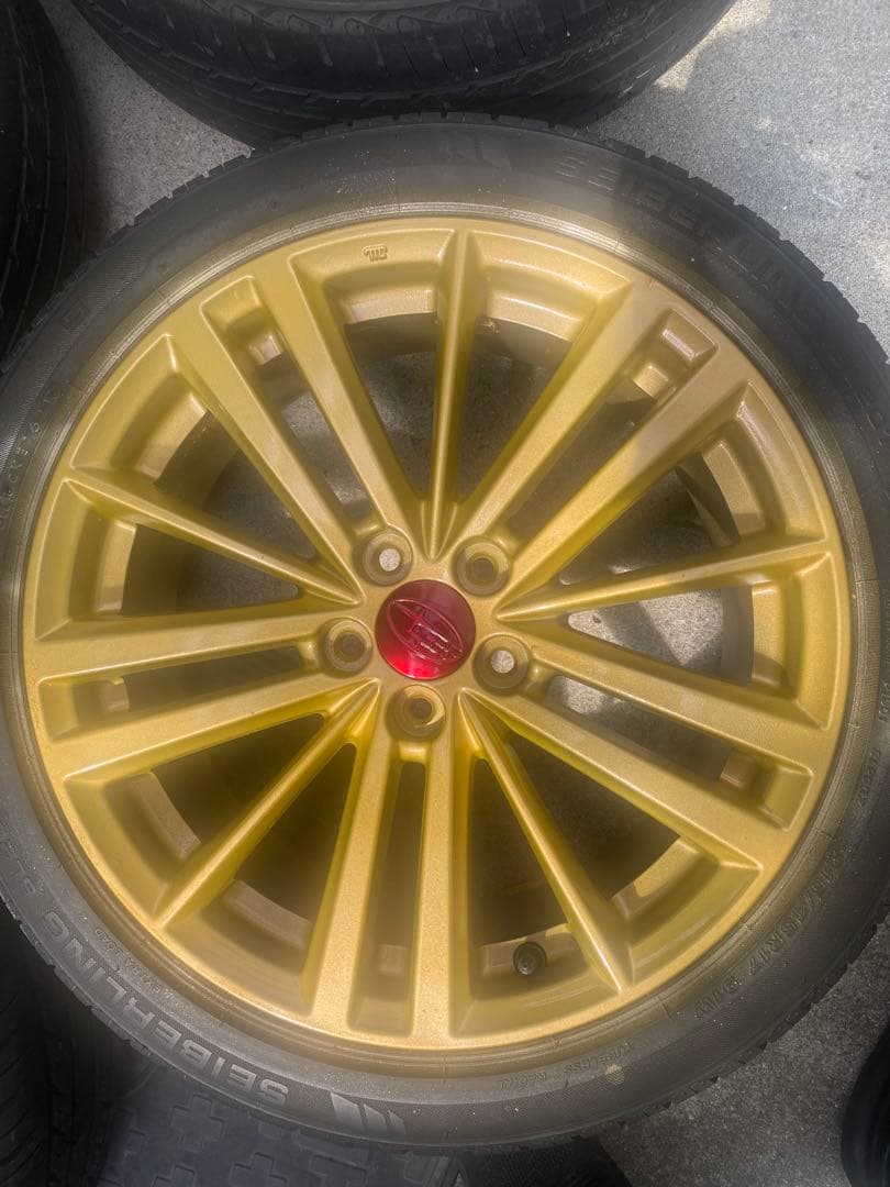 ②TTosh_T〈綺麗〉インプレッサ　純正ゴールドホ