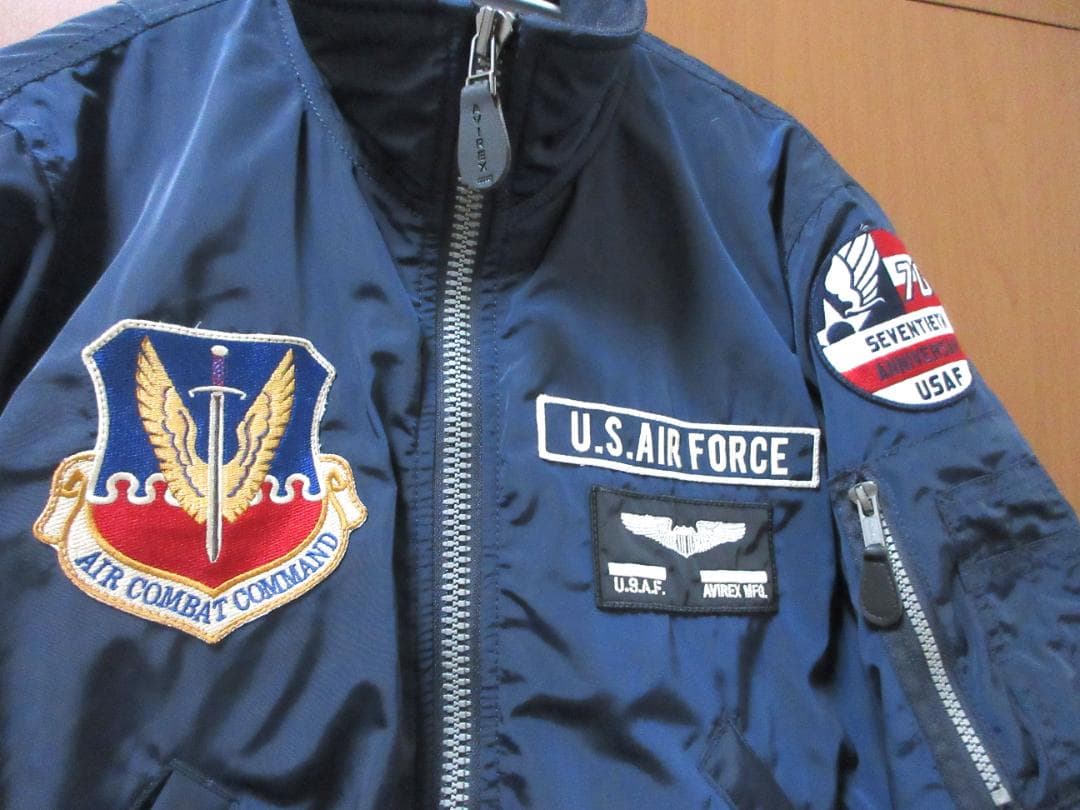 Avirex アメリカ空軍70周年記念 タイプ MA-1 フライトジャケット　M