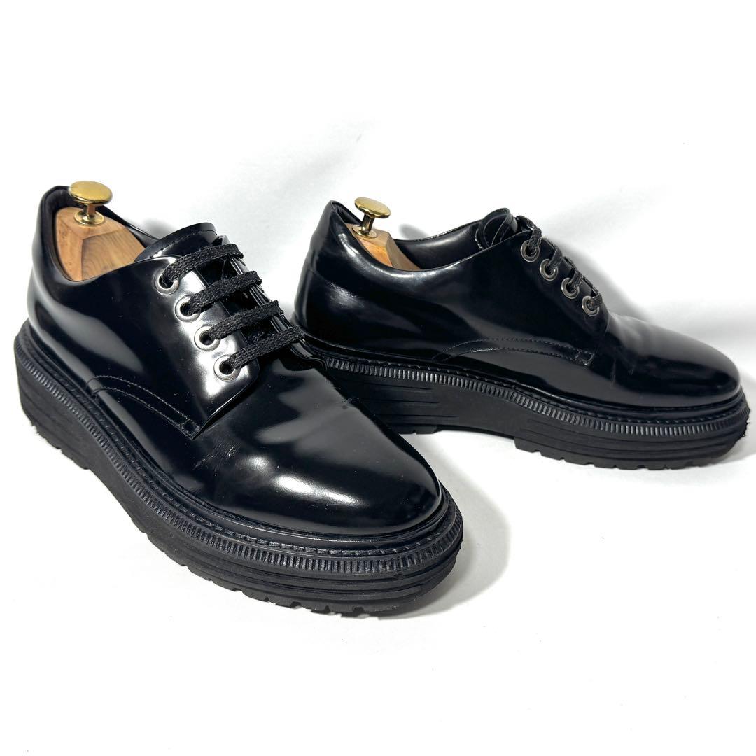 イタリア製 エンポリオアルマーニ 厚底レザースニーカー