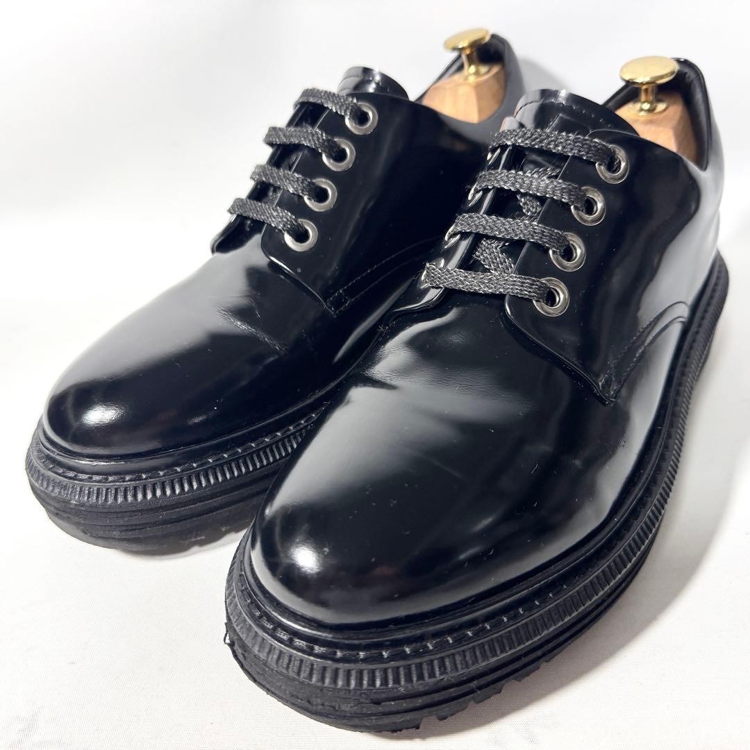 イタリア製 エンポリオアルマーニ 厚底レザースニーカー