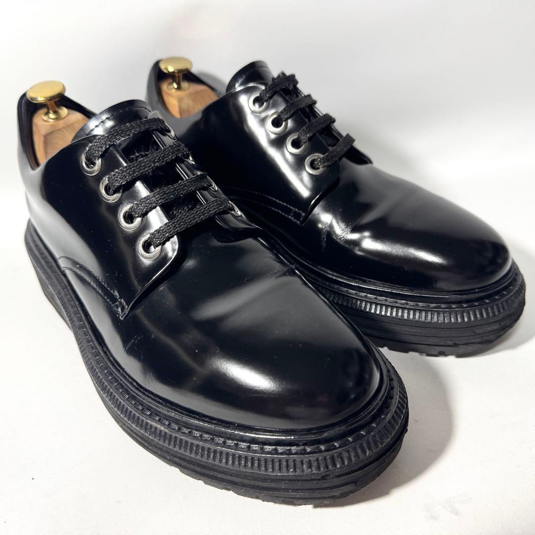 イタリア製 エンポリオアルマーニ 厚底レザースニーカー