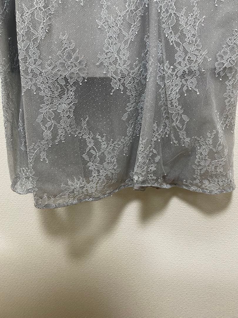 SNIDEL デザインスリーブレースドレス　サイズ0