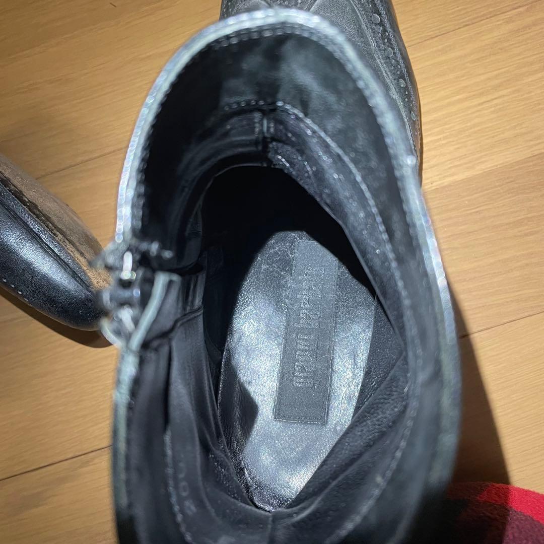 gianni barbato ブラックブーツ 40