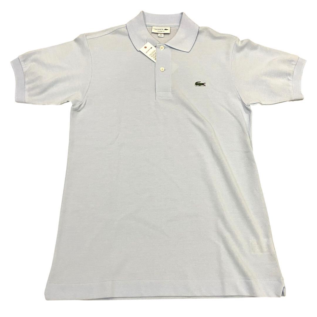 新品 ラコステ L1212 size2 ライトブルー 日本製 ポロシャツ