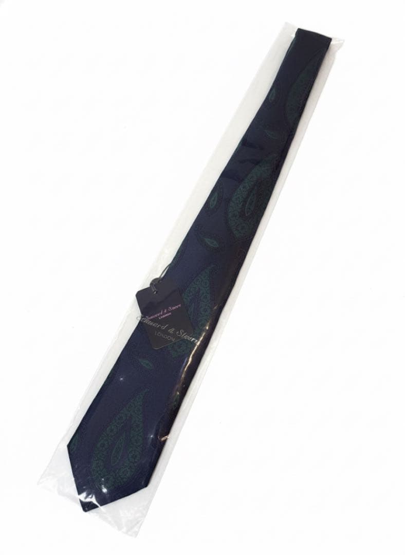 未使用品 Seaward & Stearn ペイズリーネクタイ