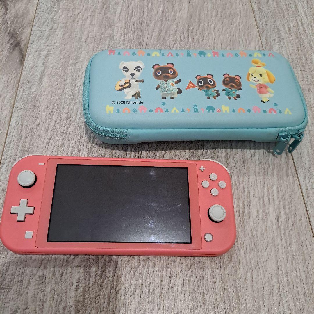 Nintendo Switch Lite コーラル + ケース