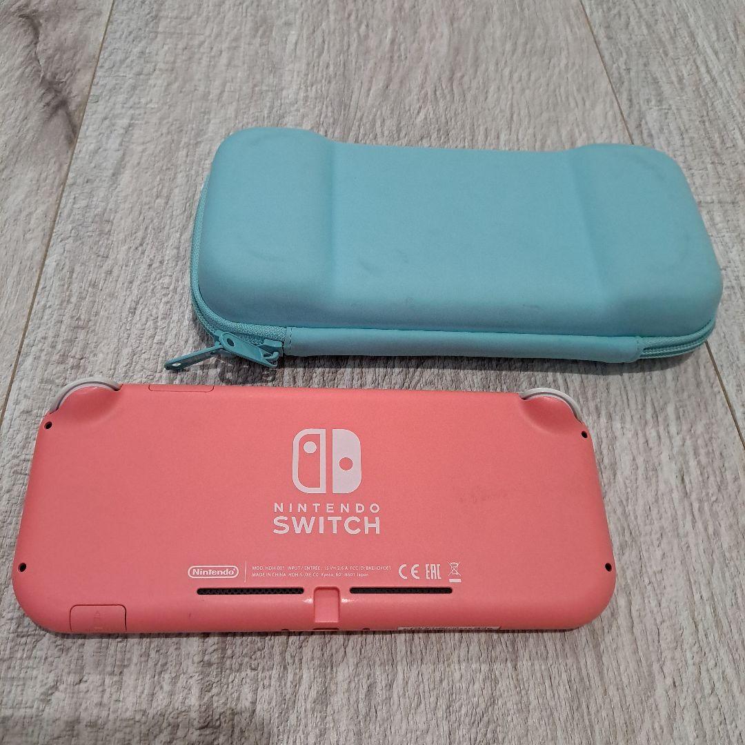 Nintendo Switch Lite コーラル + ケース