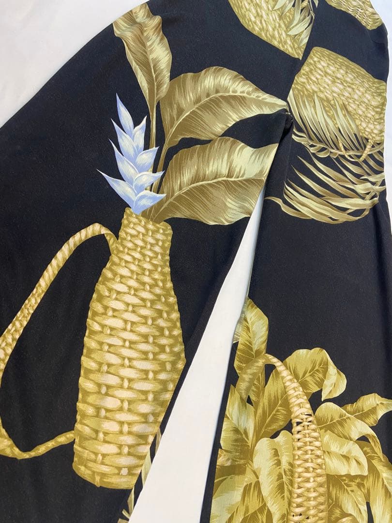 ALBAROSAリーフバスケットプリントコンビネゾン　オールインワン　つなぎ