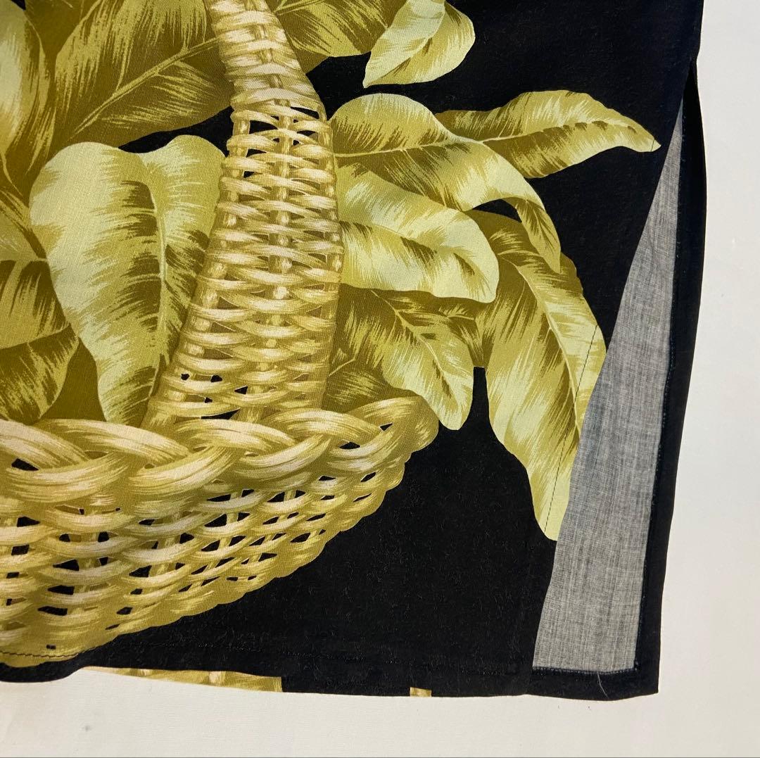 ALBAROSAリーフバスケットプリントコンビネゾン　オールインワン　つなぎ