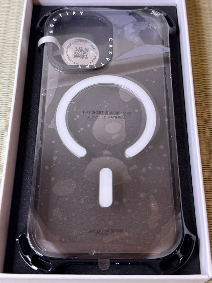 CASETiFY バウンス iPhone 17 ケース クリア ブラック