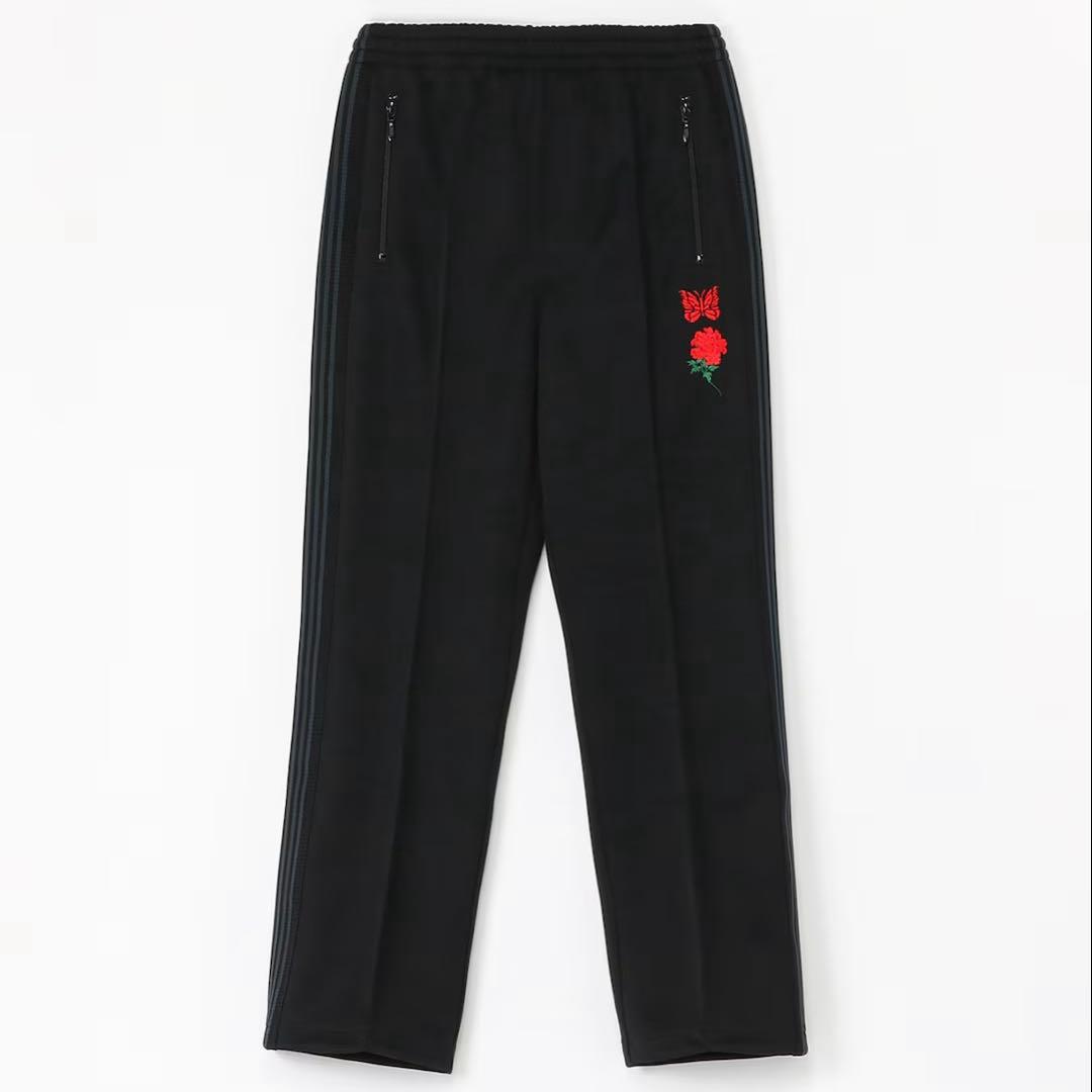 needles wildside トラックパンツ　ブラック　ナロー　22ss