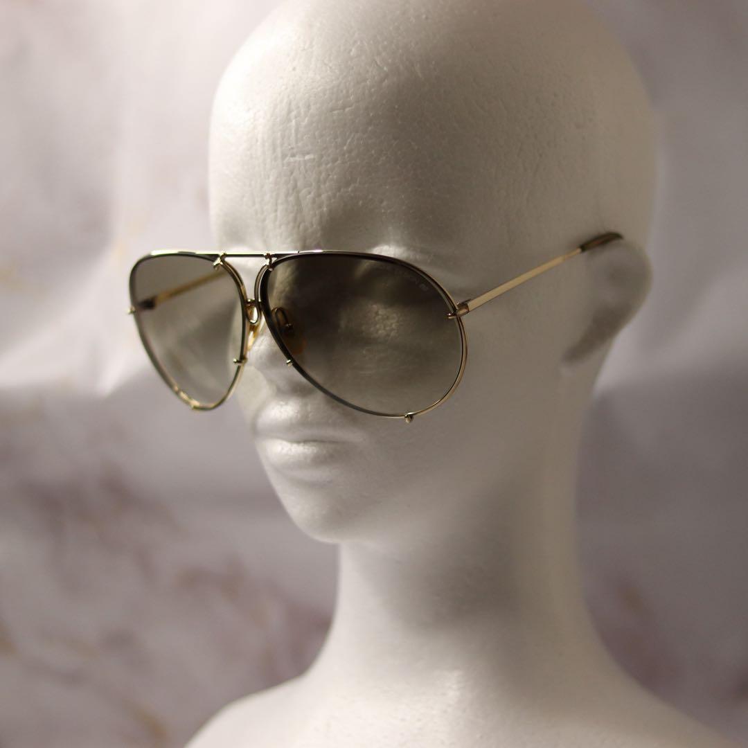 PORSCHE ティアドロップ y2k アビエーター サングラス ケース付き