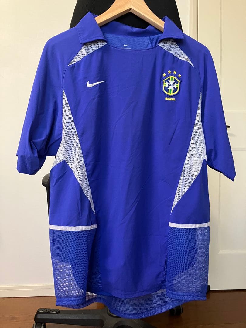 【選手用オーセンティック】ブラジル代表 ユニフォーム 2002年日韓W杯 M