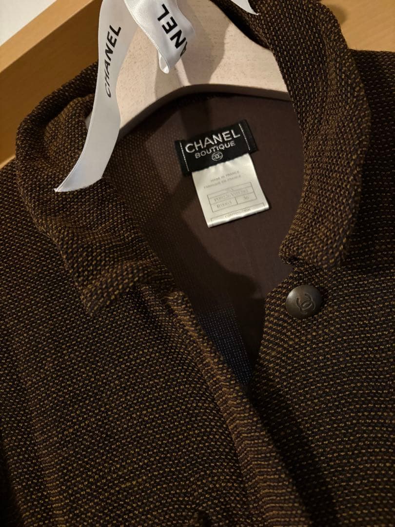 ヴィンテージChanel ブラウンニットオールインワン　ジャンプスーツ