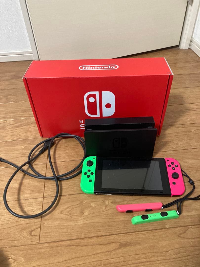 Nintendo Switch ネオンピンク/グリーン本体