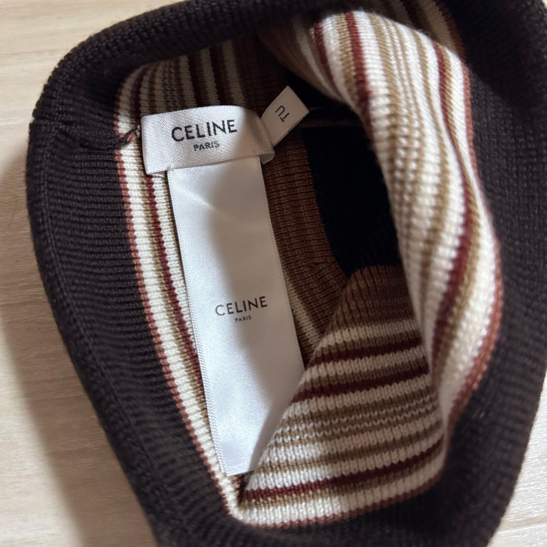 CELINE ニット帽 ビーニー