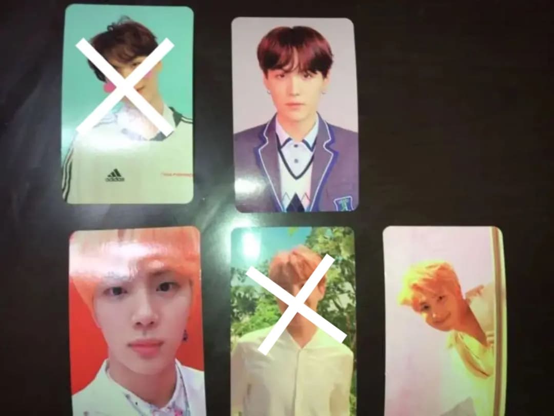BTS ジン ユンギ ナムジュン ホソク トレカ